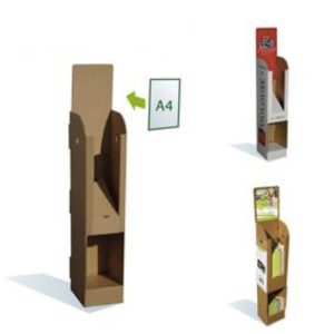 Borne distributeur de revues A4 avec réserve