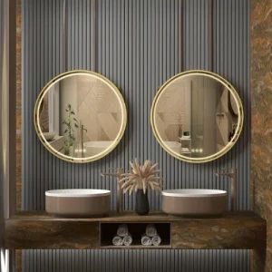 Miroir Rond LED 60 cm - Simple, Moderne et Efficace