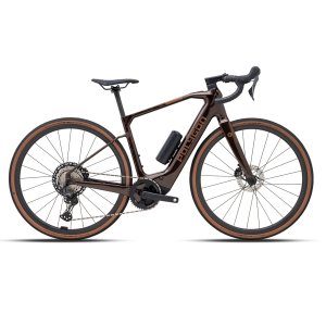 Gravel électrique POLYGON Tambora AE-N GRX – Carbon – Marron