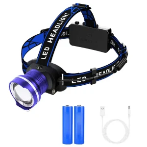 Lampe frontale étanche à 4 modes réglables