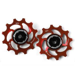 Galets de dérailleur HOPE 12 dents – Rouge