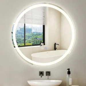 Miroir LED Rond Salle de Bain 70 cm - Technologie & Praticité